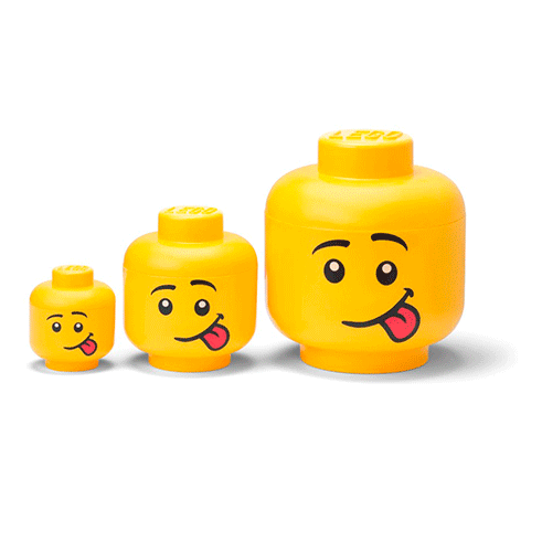 LEGO Storage Cabeça Arrumação Grande Silly