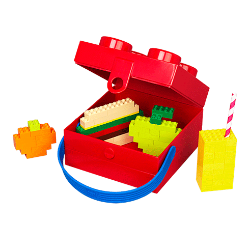LEGO Storage Caixa Arrumação com Alça Vermelho