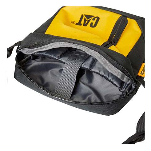 CAT 83614-12 Bolsa Tiracolo The Project Preto/Amarelo