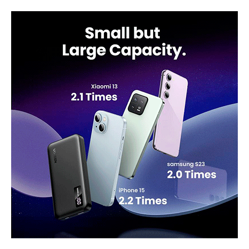 UGREEN PB311 Powerbank Fast Charging 10000mAh 20W Preto