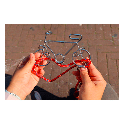 RECENTTOYS Quebra-cabeças Metálico Constantin Bicicleta