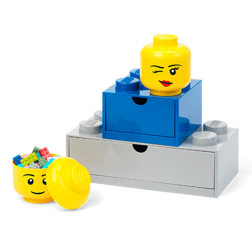 LEGO Storage Cabeça Arrumação Mini Boy