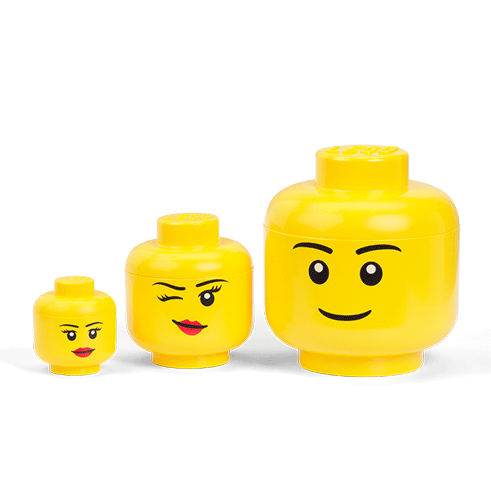 LEGO Storage Cabeça Arrumação Mini Girl