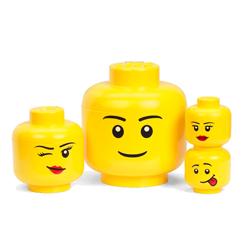 LEGO Storage Cabeça Arrumação Pequeno Girl