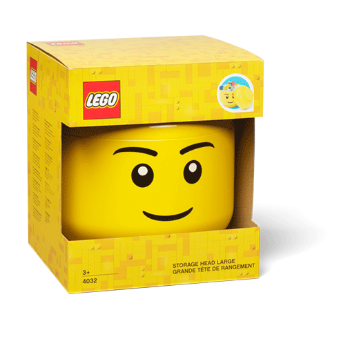 LEGO Storage Cabeça Arrumação Grande Boy