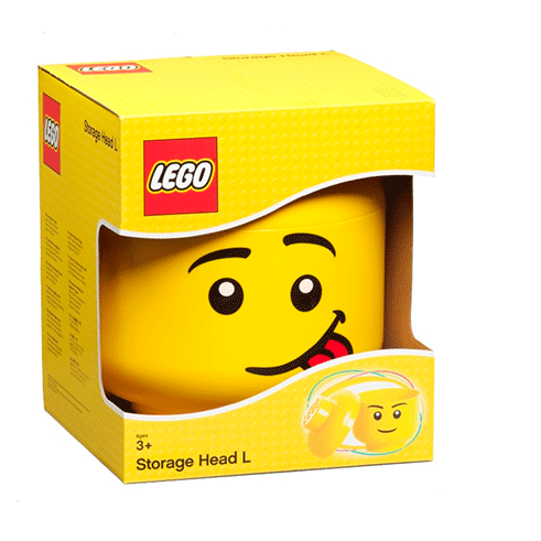 LEGO Storage Cabeça Arrumação Grande Silly