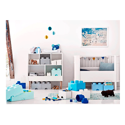 LEGO Storage Caixa Arrumação Brick 4 Branco
