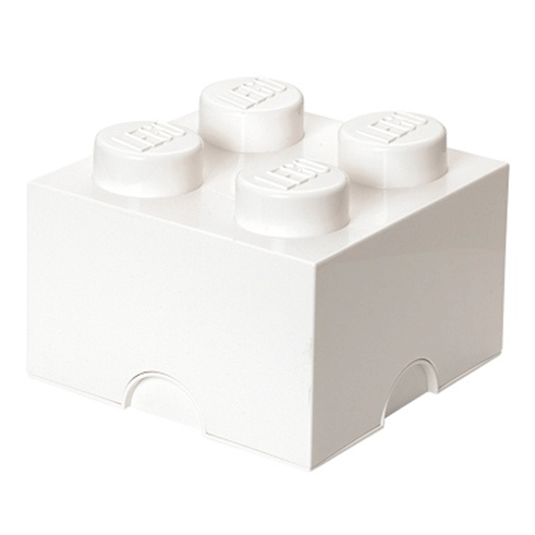 LEGO Storage Caixa Arrumação Brick 4 Branco