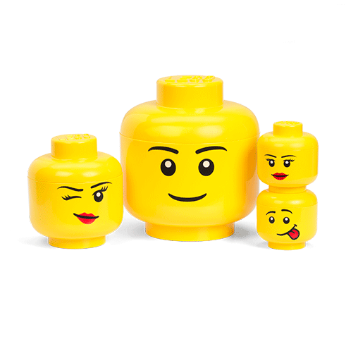 LEGO Storage Cabeça Arrumação Grande Boy