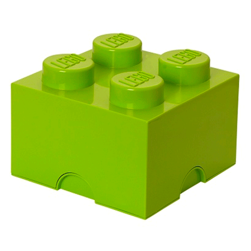 LEGO Storage Caixa Arrumação Brick 4 Verde Claro