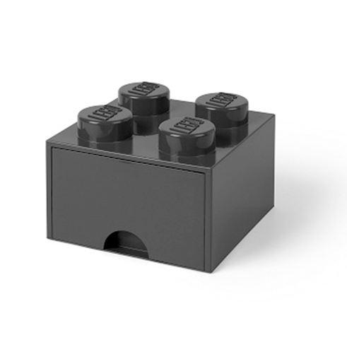LEGO Storage Gaveta Arrumação Brick 4 Preto