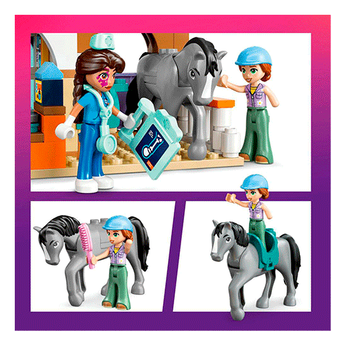 LEGO 42651 Friends Clínica Veterinária para Cavalos e Animais de Estimação