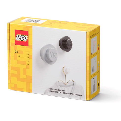 LEGO Storage Cabide Parede Design (Conj. 3)