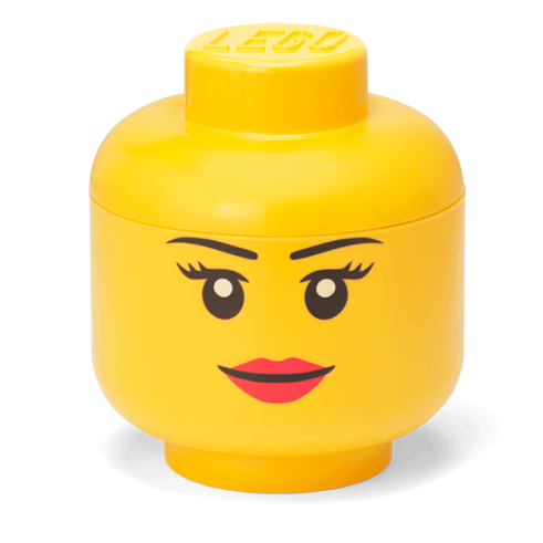 LEGO Storage Cabeça Arrumação Pequeno Girl