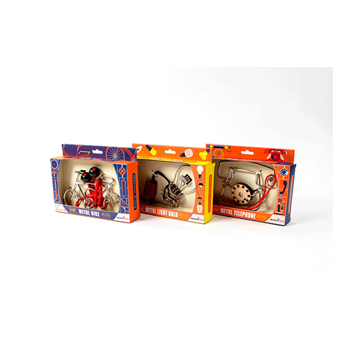 RECENTTOYS Quebra-cabeças Metálico Constantin Lâmpada