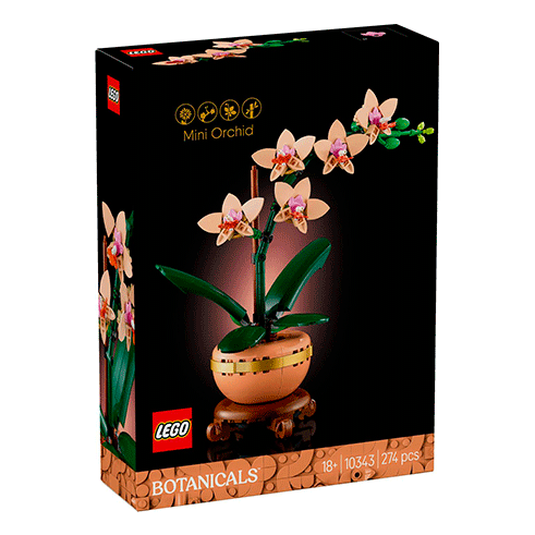 LEGO 10343 Botanicals Orquídea em Miniatura