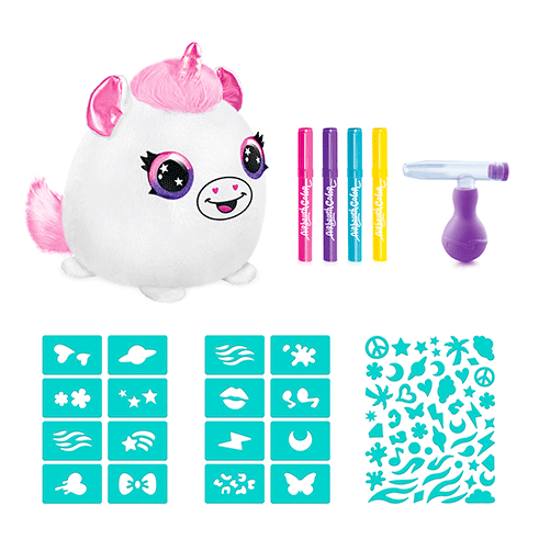 CANAL TOYS OFG266 Airbrush Peluche Pinta a Tua Mascote Unicorn