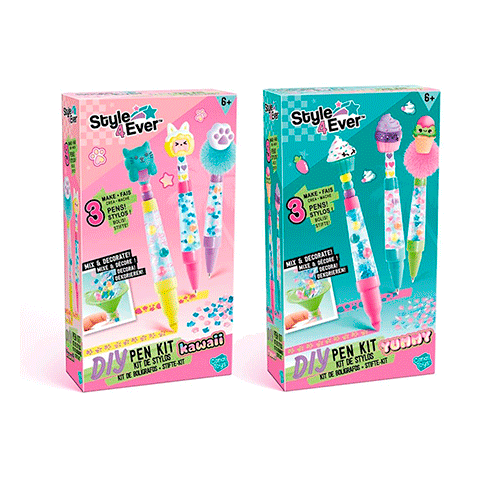 CANAL TOYS OFG349 Style 4 Ever Kit Canetas Decora Kawai