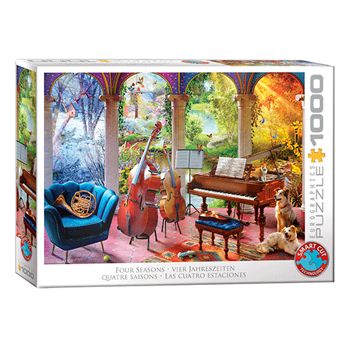 EUROGRAPHICS 6000-6013 Puzzle 1000 Pcs The Four Seasons by Angelo Bonito