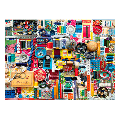 BLUEBIRD 70571-P Puzzle 6000 Pcs Sewing Kit
