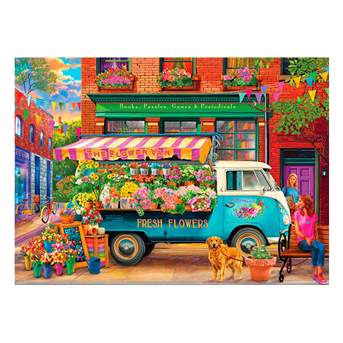 EUROGRAPHICS 6000-5917 Puzzle 1000 Pcs VW Florist by Chris Bigelow
