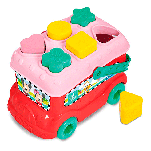 CLEMENTONI Baby Minnie Autocarro Formas e Cores