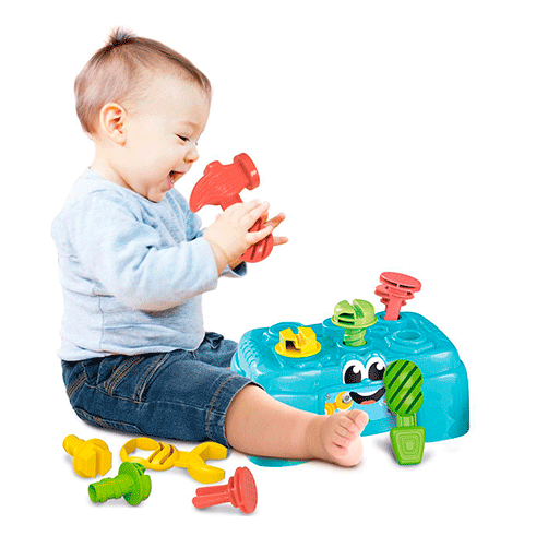CLEMENTONI 17042 Baby Mesa de Ferramentas