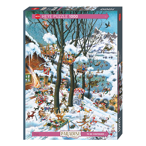 HEYE 29961 Puzzle 1000 Pcs Ryba - Paradise In Winter