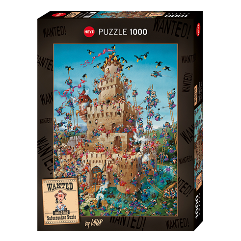 HEYE 30051 Puzzle 1000 Pcs Loup - Wanted! Safecracker Suzie