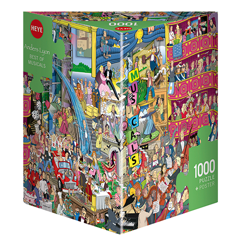 HEYE 30044 Puzzle 1000 Pcs Lyon - Best of Musicals