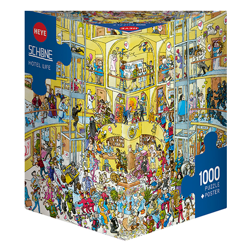 HEYE 29927 Puzzle 1000 Pcs Schöne - Hotel Life