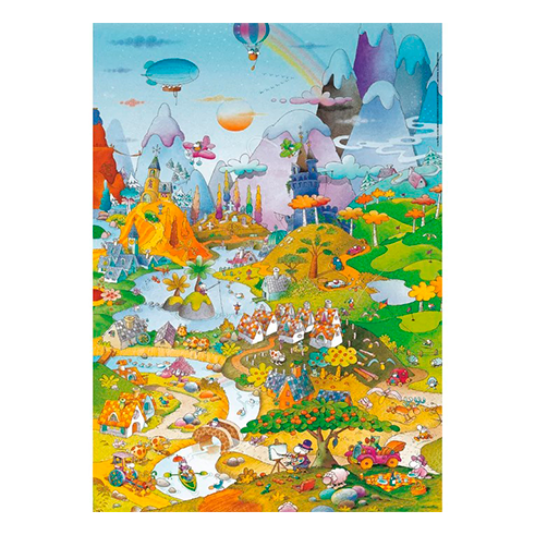 HEYE 29987 Puzzle 1000 Pcs Mordillo - Idyll By The Lake