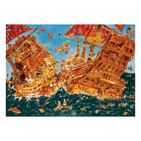HEYE 30053 Puzzle 1000 Pcs Loup - Wanted! Diamond Dick