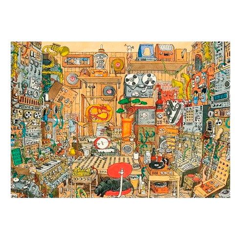 HEYE 29928 Puzzle 1000 Pcs Adolfsson - Music Maniac