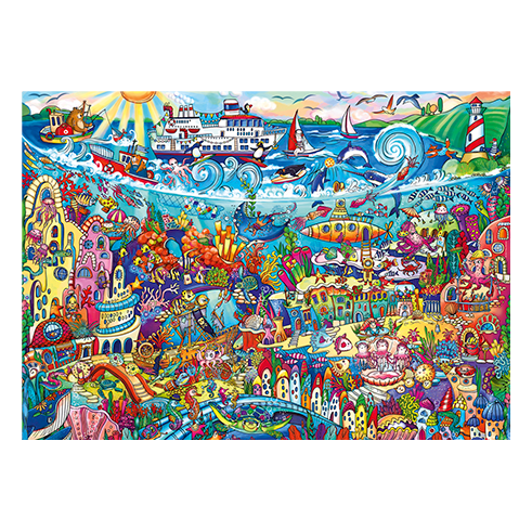 HEYE 29839 Puzzle 1000 Pcs Berman - Magic Sea