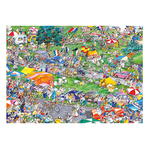 HEYE 29888 Puzzle 1000 Pcs Blachon - Cycle Race