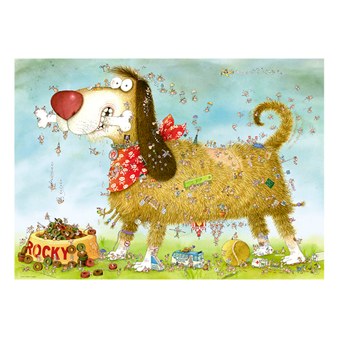 HEYE 29491 Puzzle 1000 Pcs Degano - Dog’s Life