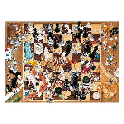 HEYE 08793 Puzzle 1000 Pcs Degano - Black or White