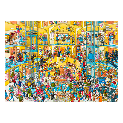 HEYE 29927 Puzzle 1000 Pcs Schöne - Hotel Life