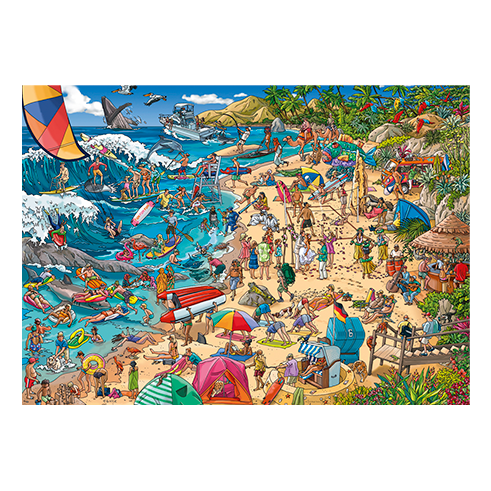 HEYE 29922 Puzzle 1000 Pcs Tanck - Seashore