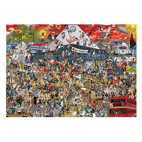 HEYE 29848 Puzzle 2000 Pcs Bennett - British Music History