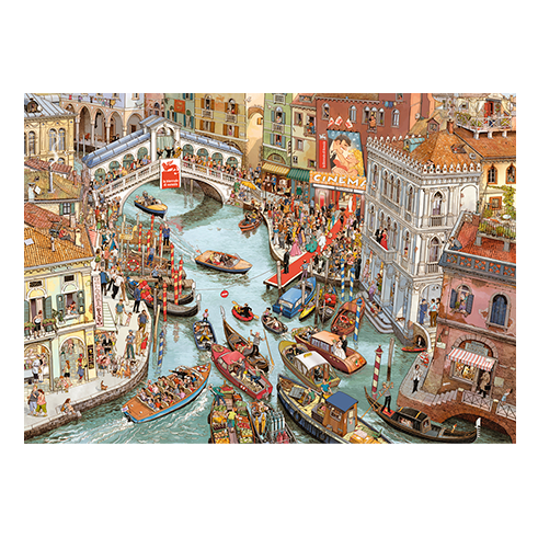 HEYE 29843 Puzzle 2000 Pcs Göbel Knorr - O Sole Mio!