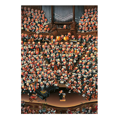 HEYE 08660 Puzzle 2000 Pcs Loup - Orchestra