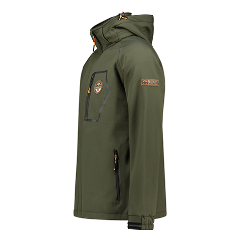 GEOGRAPHICAL NORWAY SZ7521H/GN TAKABLE Casaco Softshell Capuz Kaki