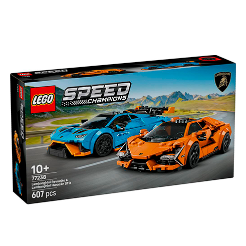 LEGO 77238 Speed Champions Lamborghini Revuelto e Huracán STO