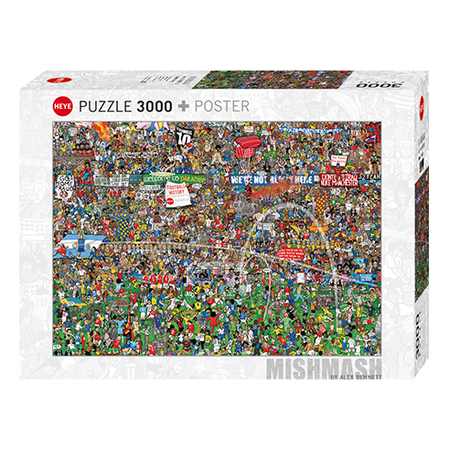 HEYE 29205 Puzzle 3000 Pcs Bennett - Football History