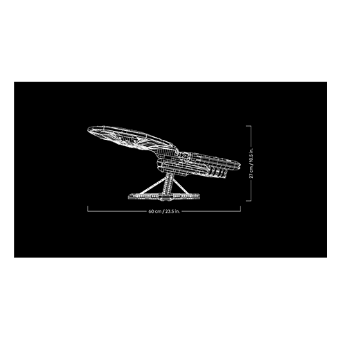 LEGO 10356 Icons Star Trek U.S.S. Enterprise NCC-1701-D