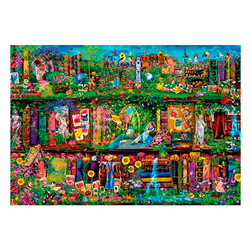CLEMENTONI 36532 Puzzle 6000 Pcs HQ Collection Garden Shelf