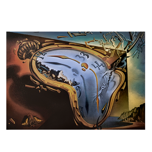 BLUEBIRD F-60326 Puzzle 1000 Pcs Salvador Dalí - Soft Watch Exploding in 888 Particles