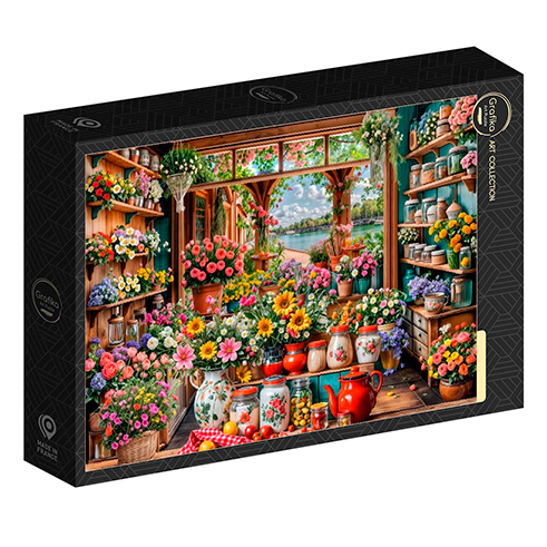 GRAFIKA F-33773 Puzzle 1000 Pcs Floral Escape